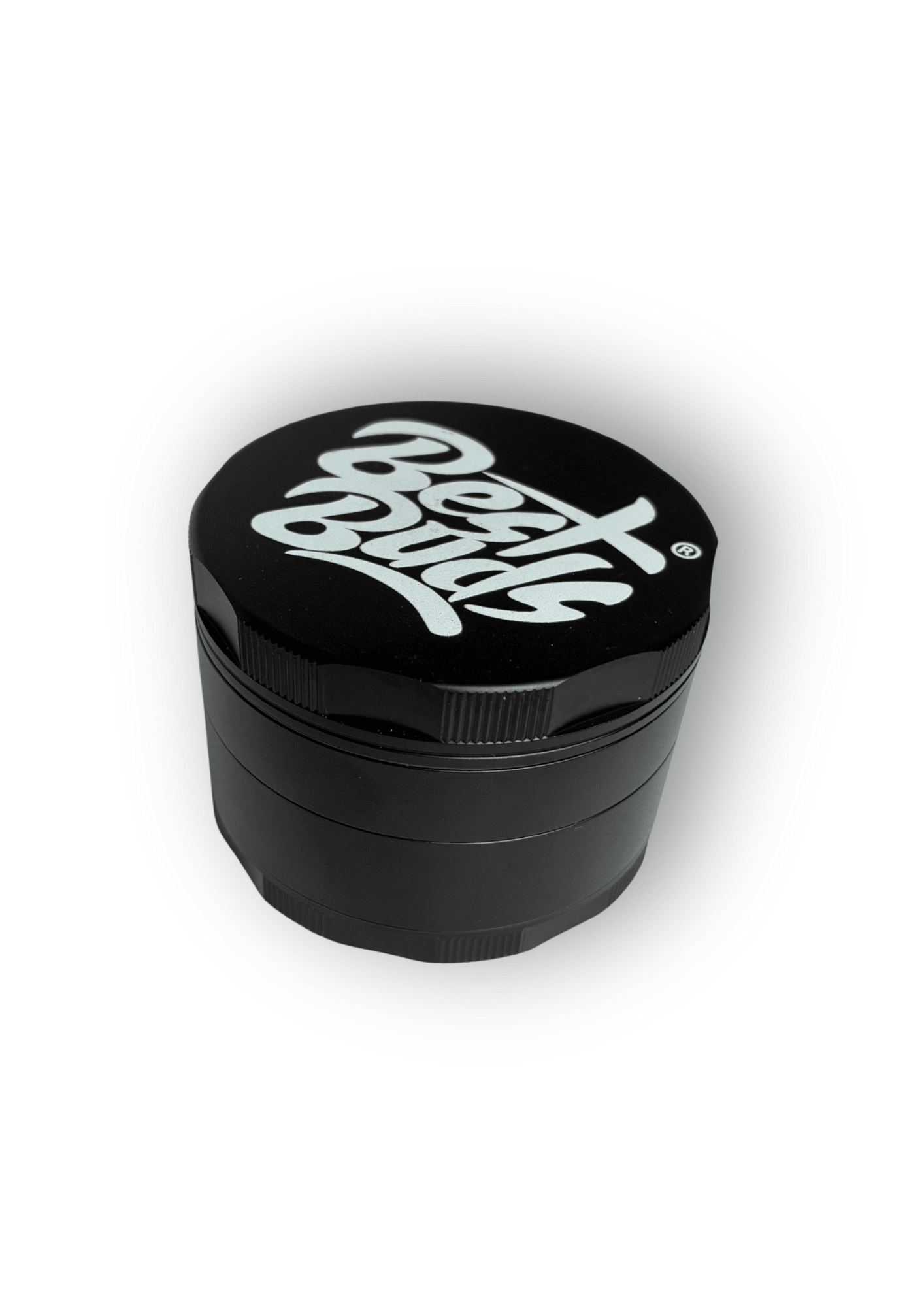 BestBuds | Grinder di metallo nero | Accessorio per fumatori - SPUMONI