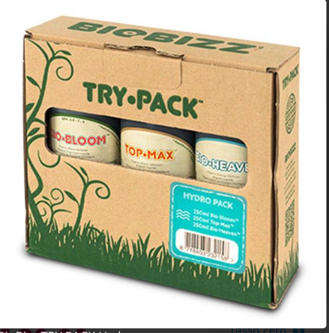 Biobizz Try·Pack Hydro - Fertilizzante - SPUMONI