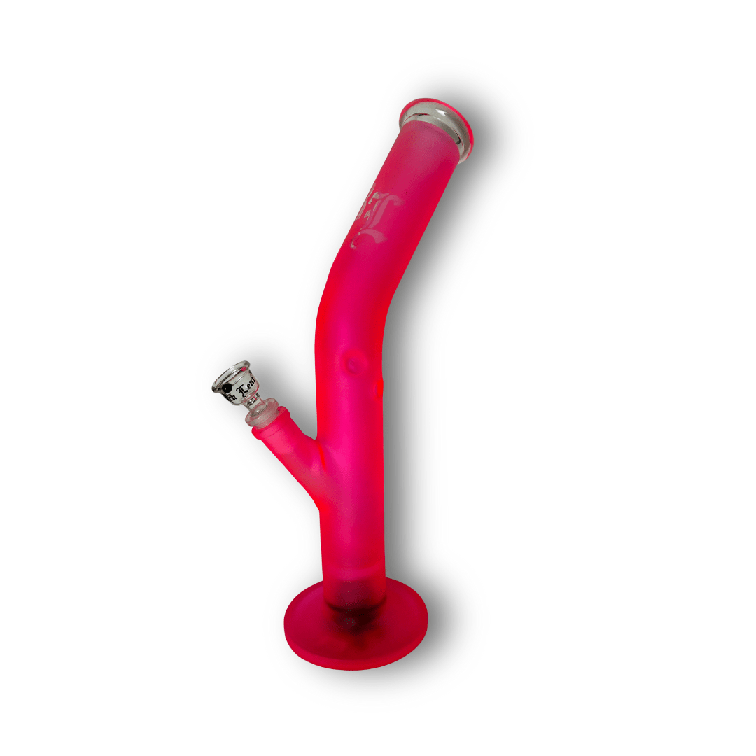 BlackLeaf | Bong di vetro con LED | Colore opaco - SPUMONI