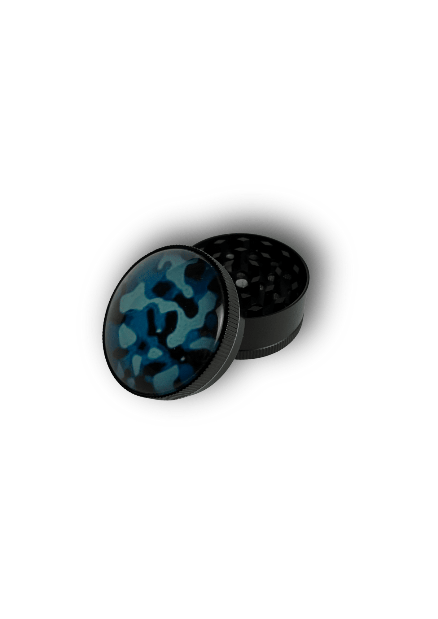 BlackLeaf | Grinder di metallo | con colori militari | Accessorio per fumatori - SPUMONI
