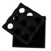 RAW Posacenere Regal in Metallo Nero - SPUMONI