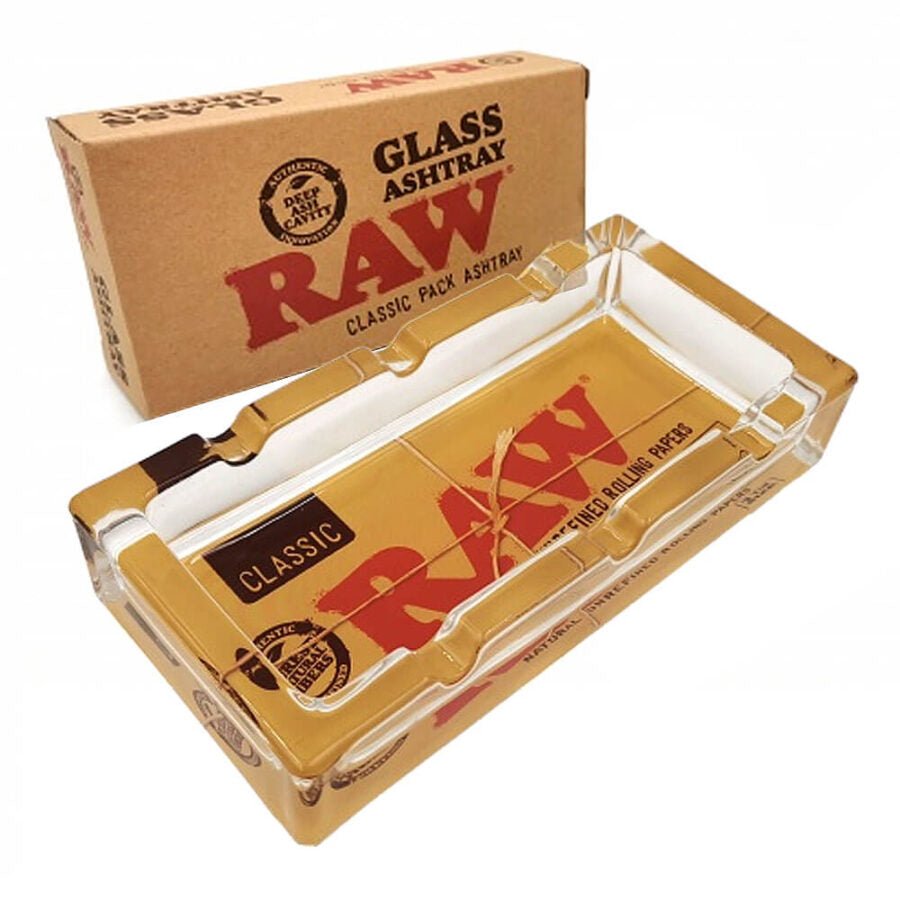 RAW Posacenere Rettangolare in Vetro 16cm - SPUMONI
