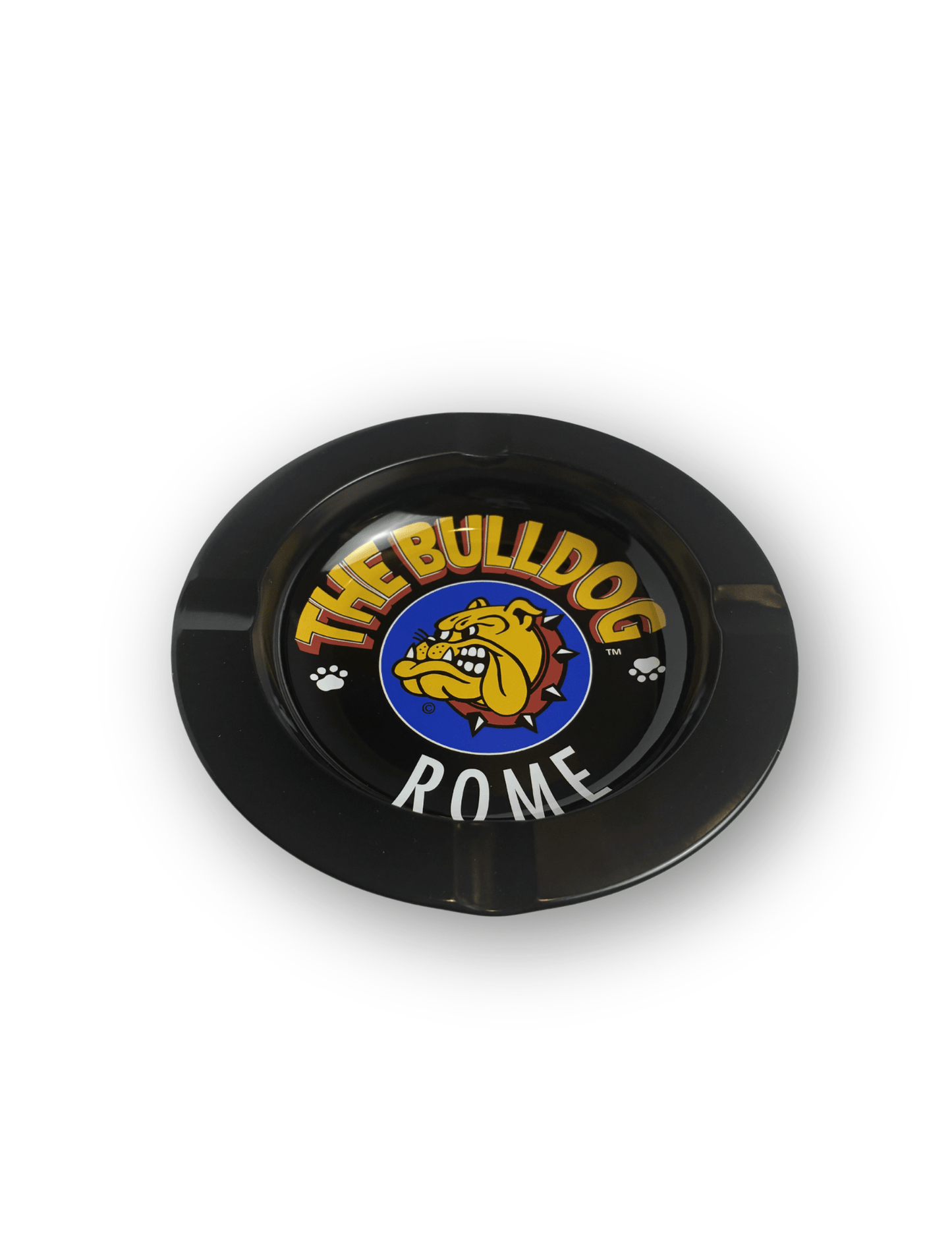 THE BULLDOG | Posacenere | Collezione ROMA | Con stampa a colori del logo originale | Accessorio per fumatori - SPUMONI