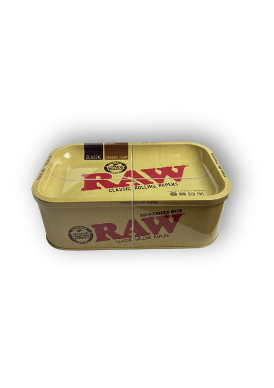 RAW | Mistiere con scatola porta oggetti | Dimensioni grandi | Accessorio per fumatori