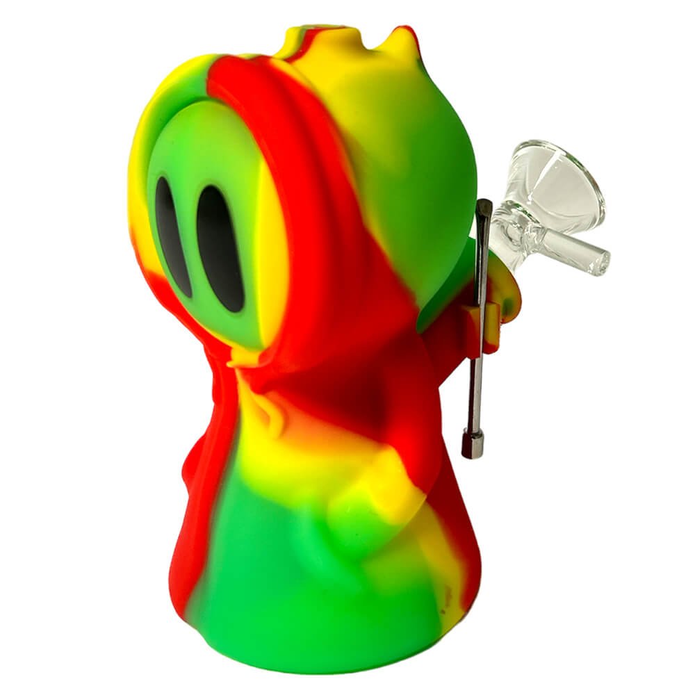 Best Buds Death Rasta Silicone Pipe - bong - SPUMONI