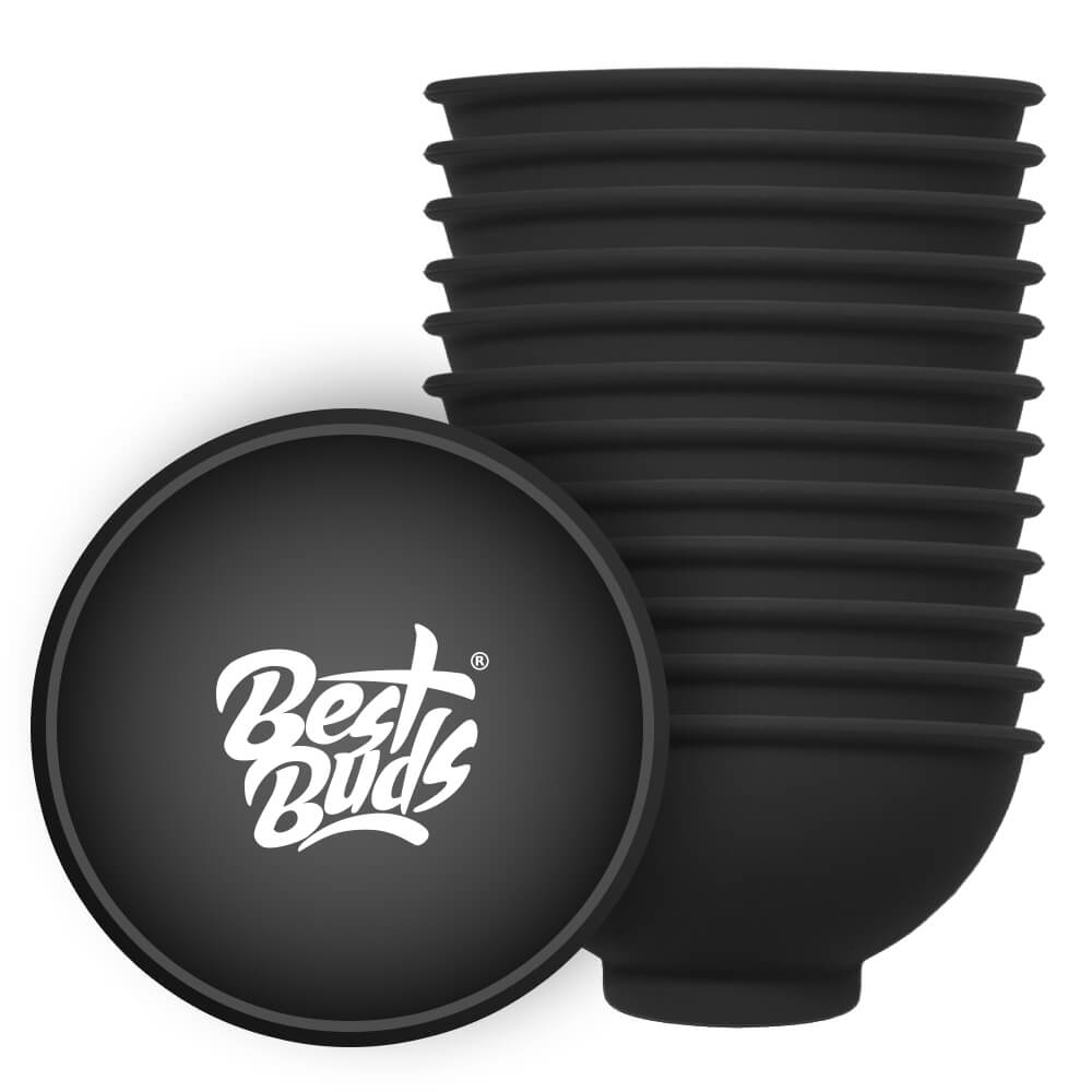 Best Buds Silicone Mixing Bowl Black - Mixing bowl - SPUMONI