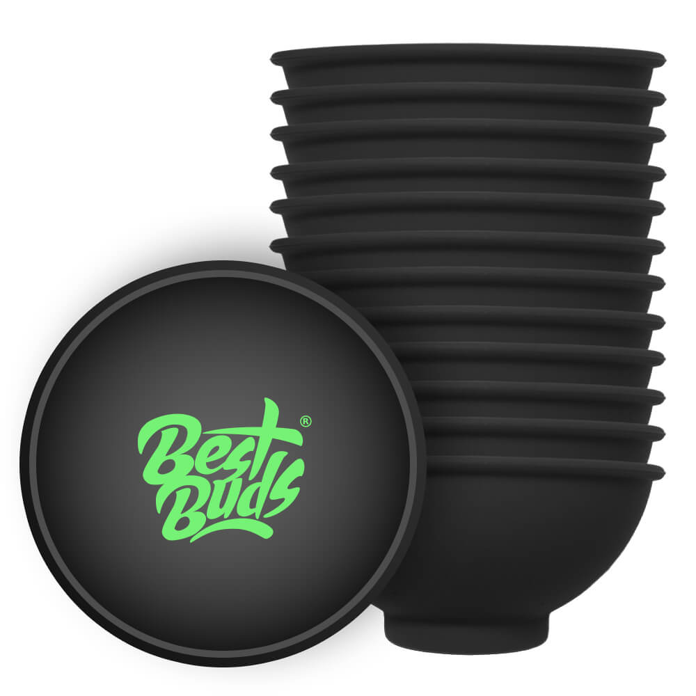 Best Buds Silicone Mixing Bowl Black - Mixing bowl - SPUMONI