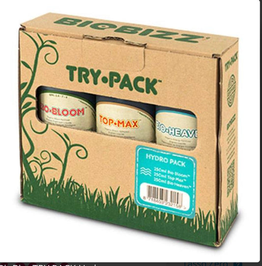 Biobizz Try·Pack Hydro - Fertilizzante - SPUMONI