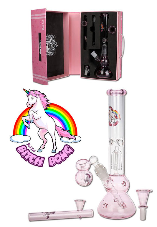 Black Leaf Bitch Bong Unicorn Edition - bong - SPUMONI