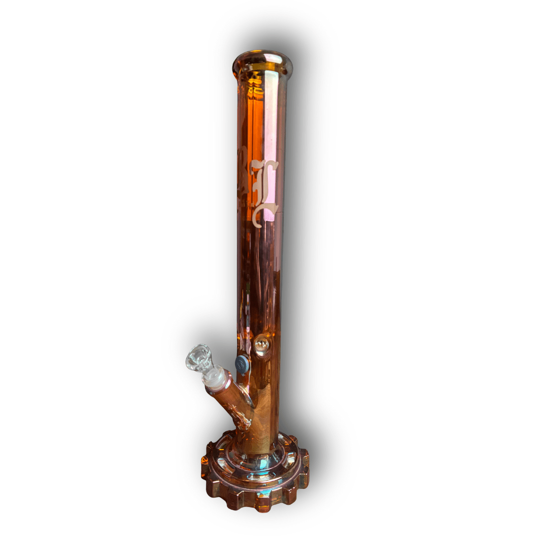 BlackLeaf | Bong di vetro | Bong effetto arcobaleno | Accessorio per fumatori - SPUMONI