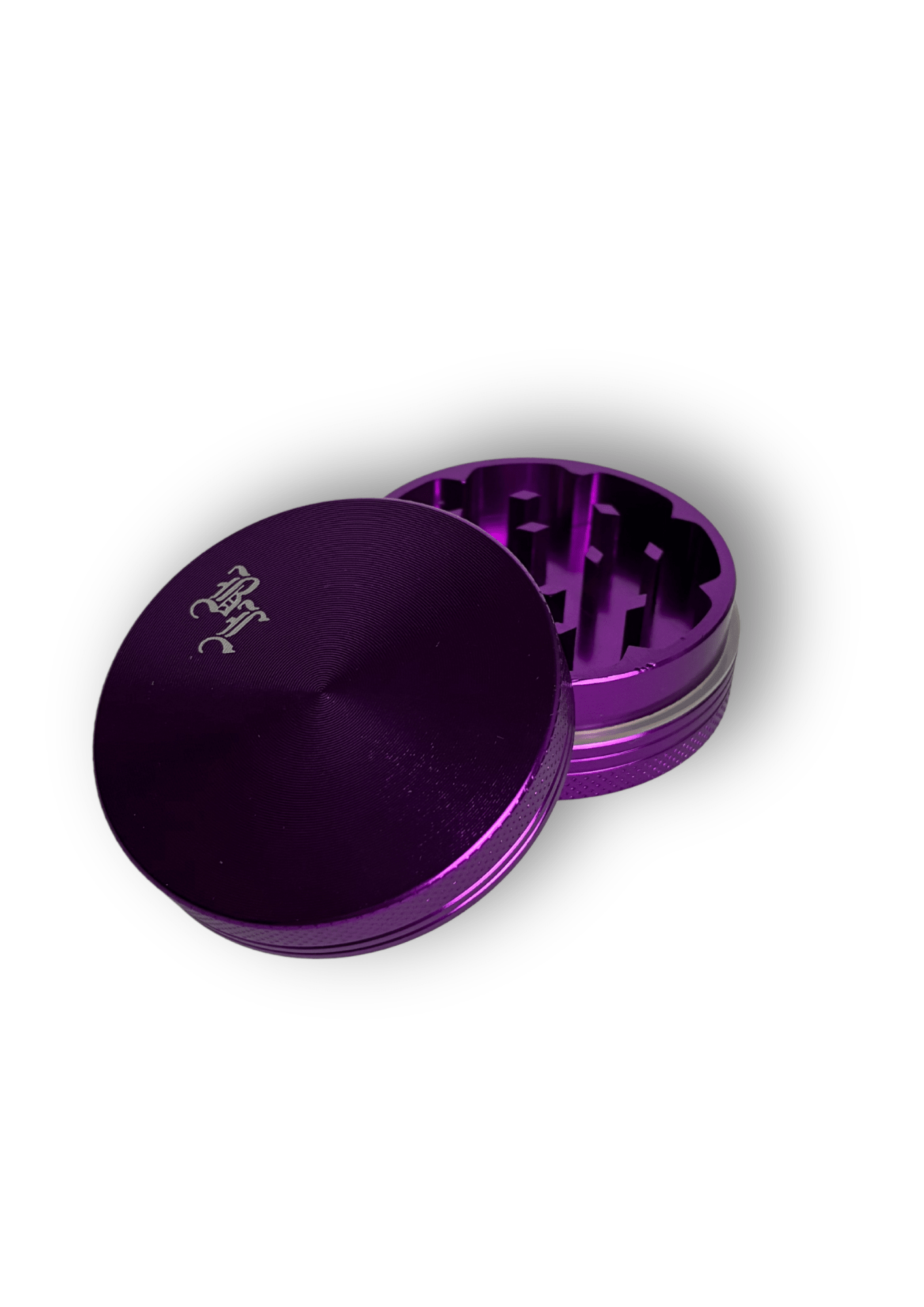 BlackLeaf | Grinder di metallo | Accessorio per fumatori - SPUMONI