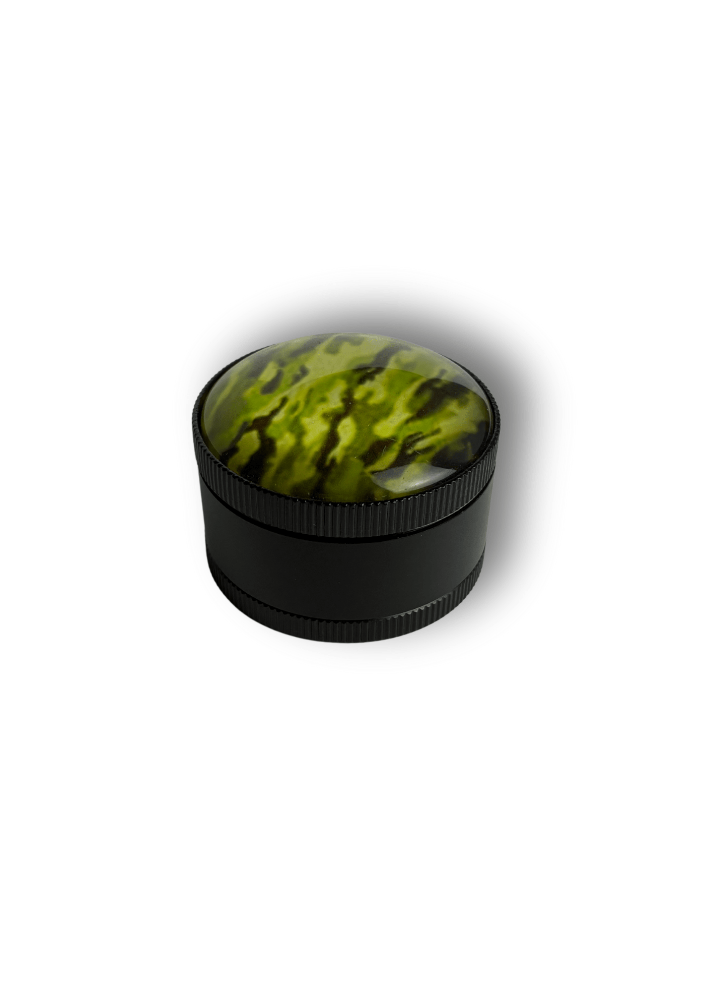 BlackLeaf | Grinder di metallo | con colori militari | Accessorio per fumatori - SPUMONI