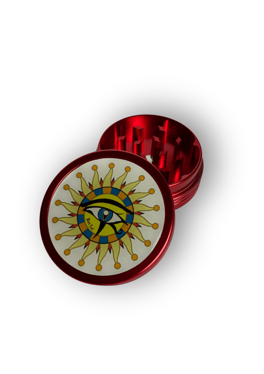 BlackLeaf | Grinder di metallo | con sole | Accessorio per fumatori - SPUMONI