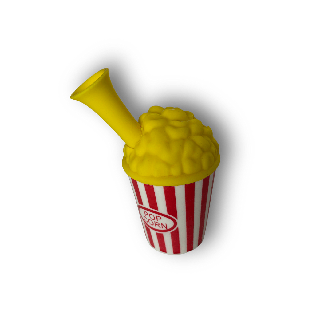 Bong di silicone | Bong di silicone a forma a forma di popcorn | Accessorio per fumatori - SPUMONI