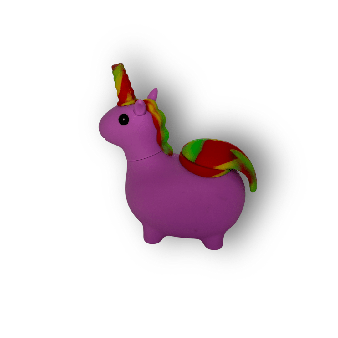 Bong di silicone | Bong di silicone a forma di unicorno | accessorio per fumatori - SPUMONI