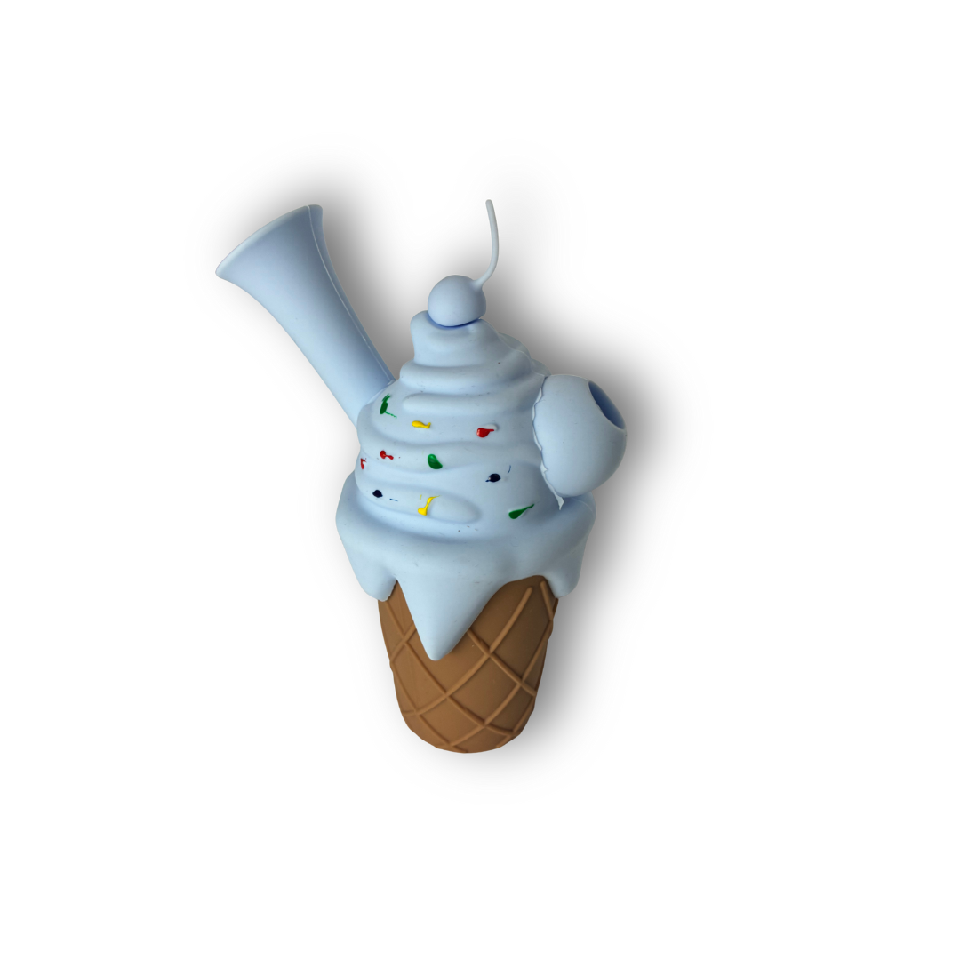 Bong di silicone | Bong di silicone a forma di tortina glassata | accessorio per fumatori