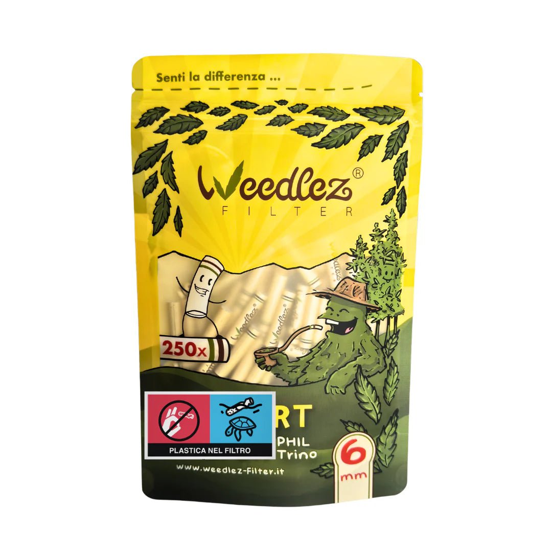 Filtri al carbone attivo e cellulosa | Weedlez | Diversi formati 6 mm - SPUMONI