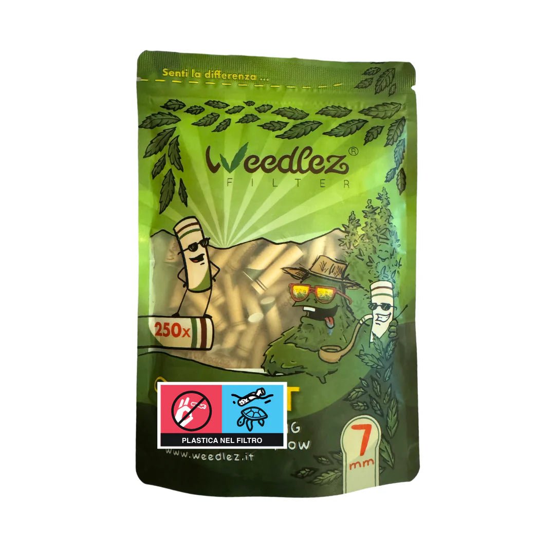 Filtri al carbone attivo e cellulosa | Weedlez | Diversi formati 7 mm - SPUMONI