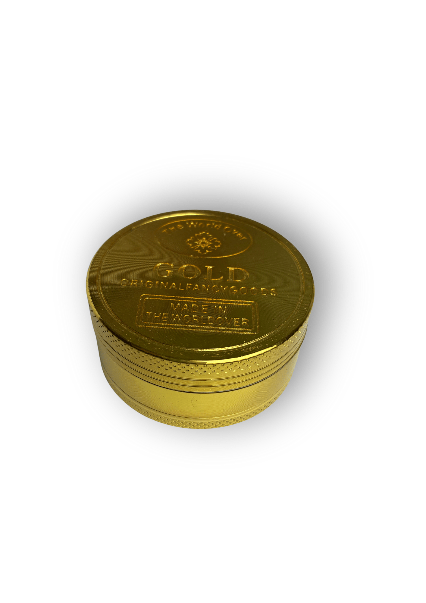 GOLD Grinder | Grinder di metallo oro | Accessorio per fumatori - SPUMONI
