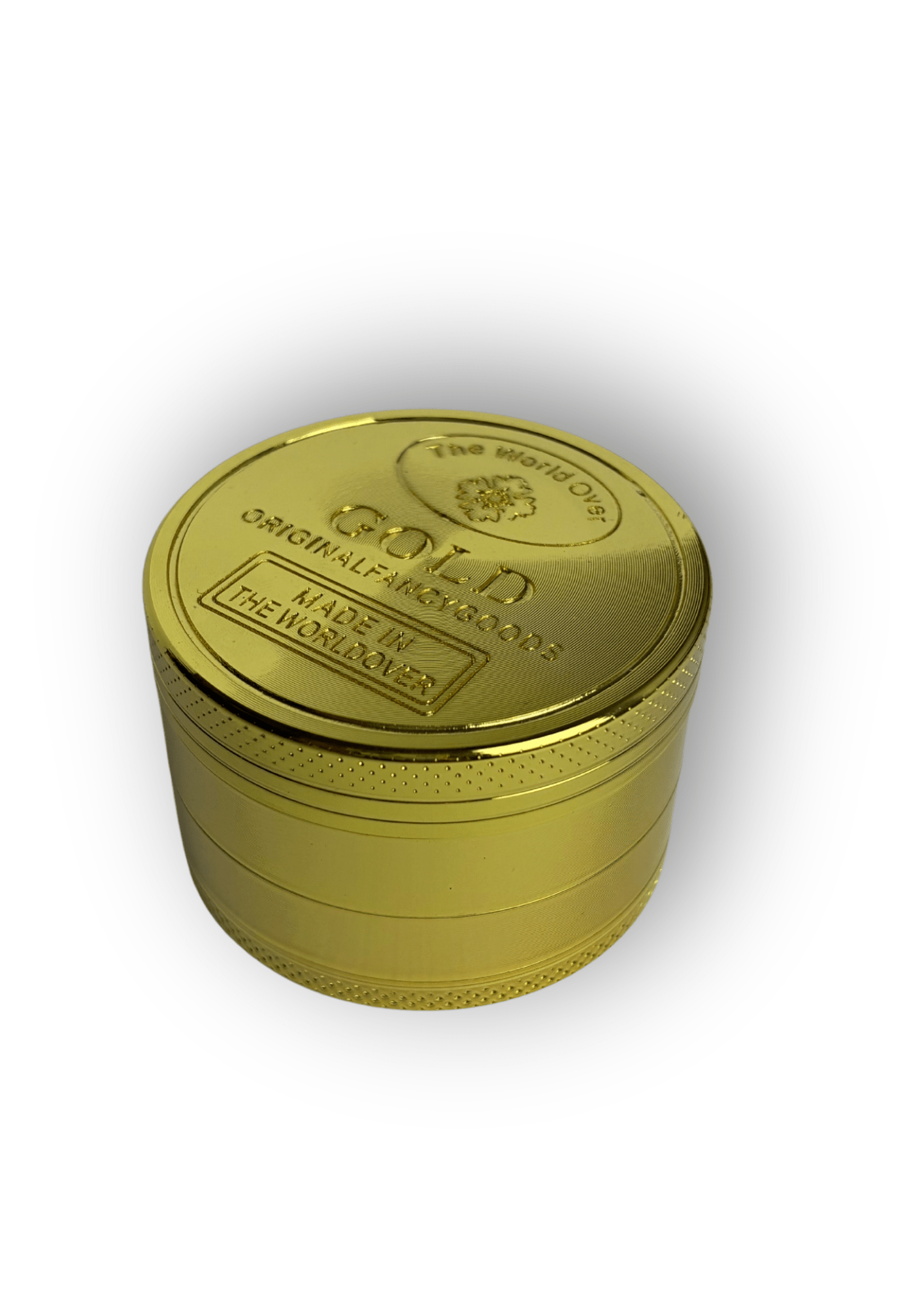GOLD Grinder | Grinder di metallo oro | Accessorio per fumatori - SPUMONI
