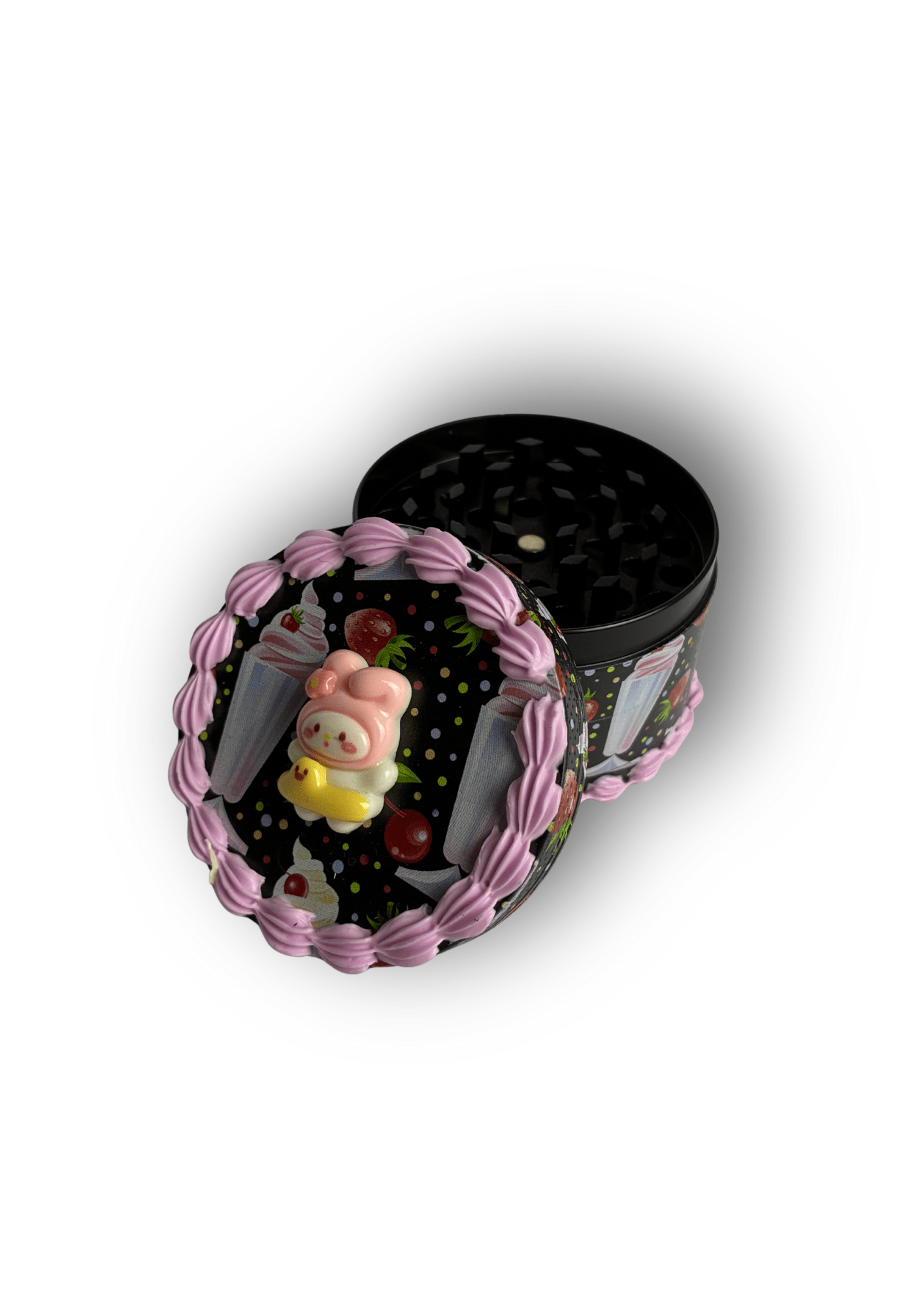 Grinder | Grinder di metallo | Grinder a forma di torta | Accessorio per fumatori - SPUMONI