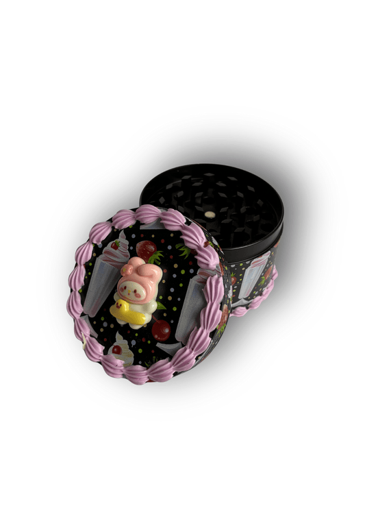 Grinder | Grinder di metallo | Grinder a forma di torta | Accessorio per fumatori - SPUMONI