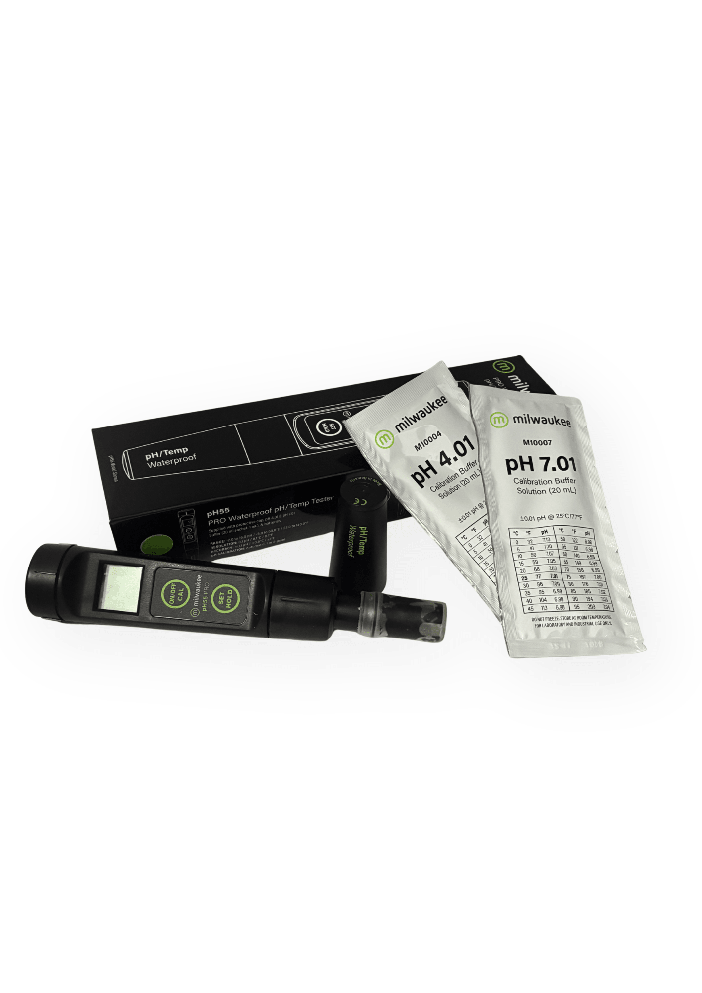 Milwaukee | PH55 PRO Waterproof pH/Temp Tester | Regolatore pH - SPUMONI