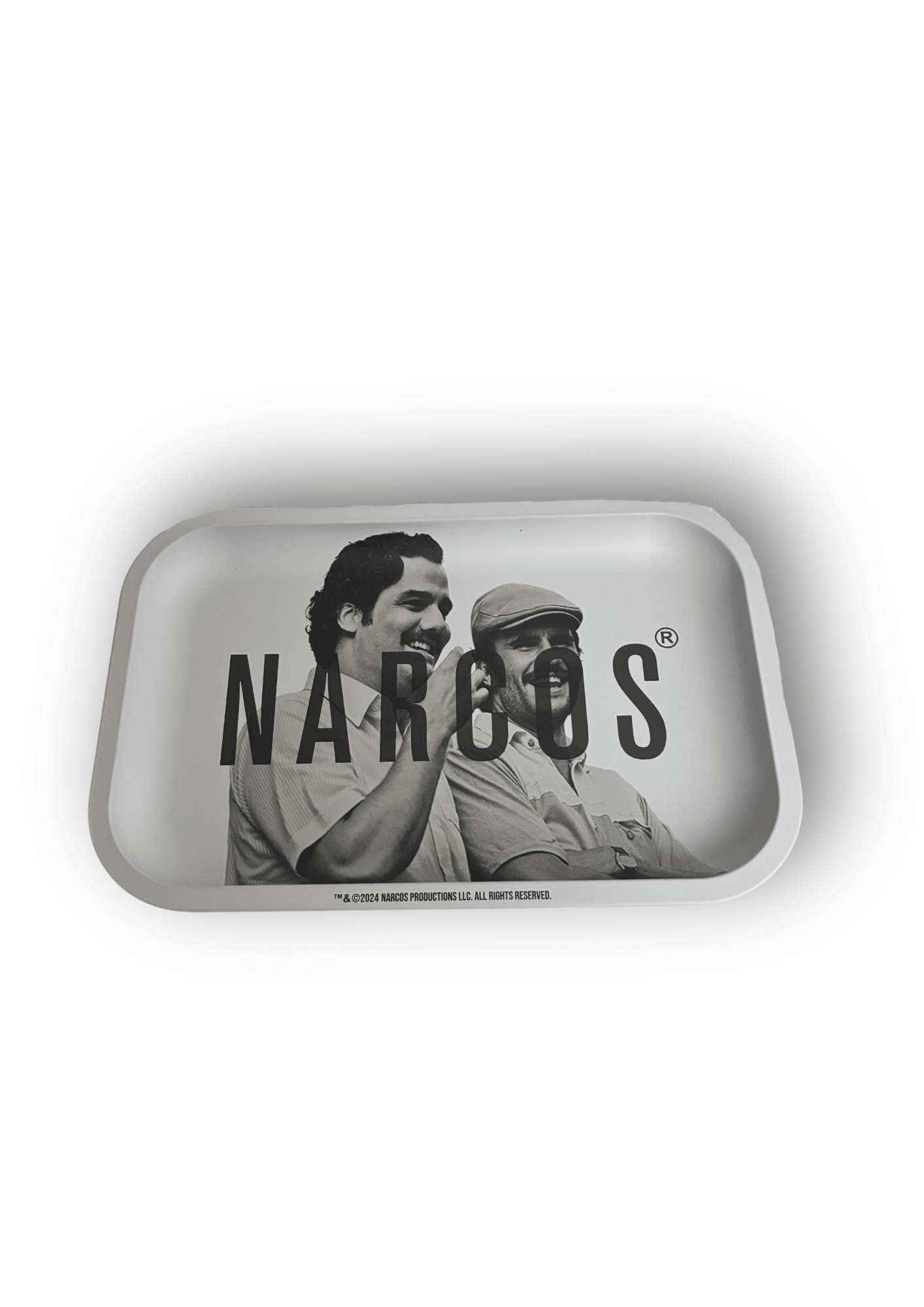 NARCOS | Mistiere con disegno bianco e nero | Accessorio per fumatori - SPUMONI