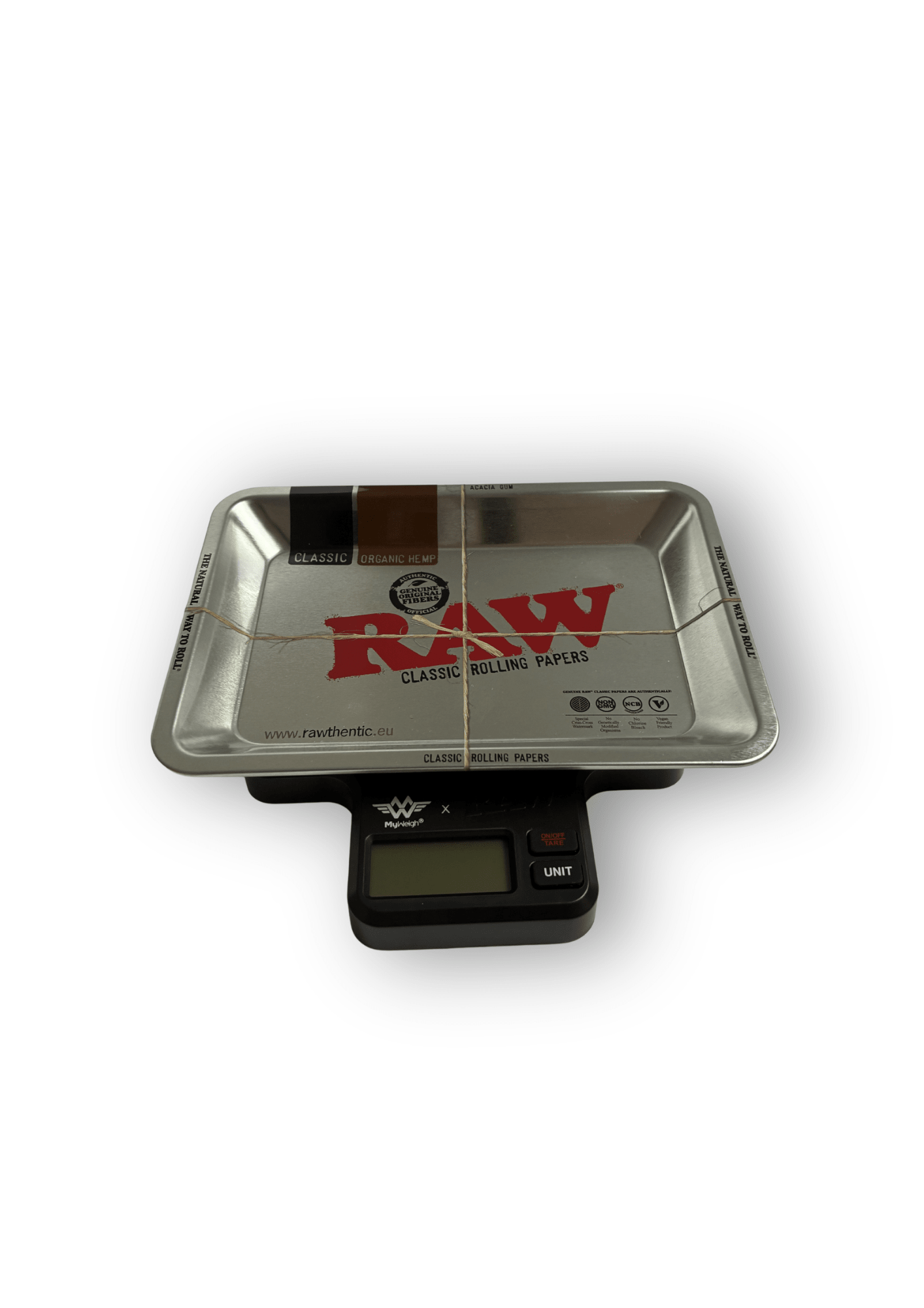 RAW | Mistiere con bilancia | Logo RAW rosso | Accessorio per fumatori - SPUMONI