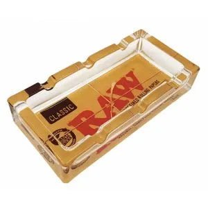 RAW Posacenere Rettangolare in Vetro 16cm - SPUMONI