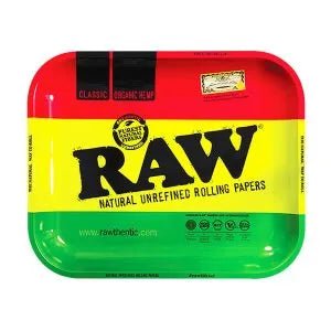 RAW – Vassoio per Rollare Rasta Metallo - SPUMONI