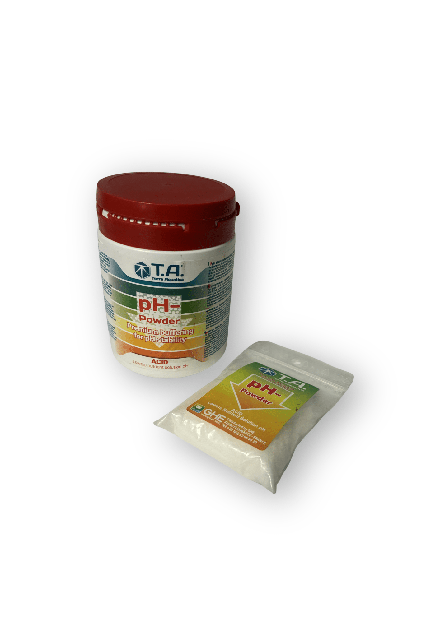 Terra Aquatica | pH - Powder | pH Down | Regolatore pH | Strumento per la regolazione del pH in polvere - SPUMONI