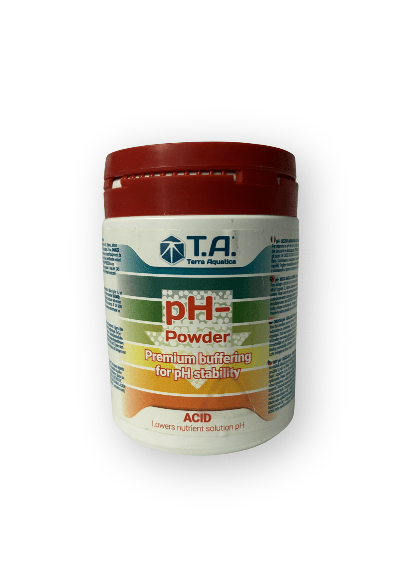 Terra Aquatica | pH - Powder | pH Down | Regolatore pH | Strumento per la regolazione del pH in polvere - SPUMONI