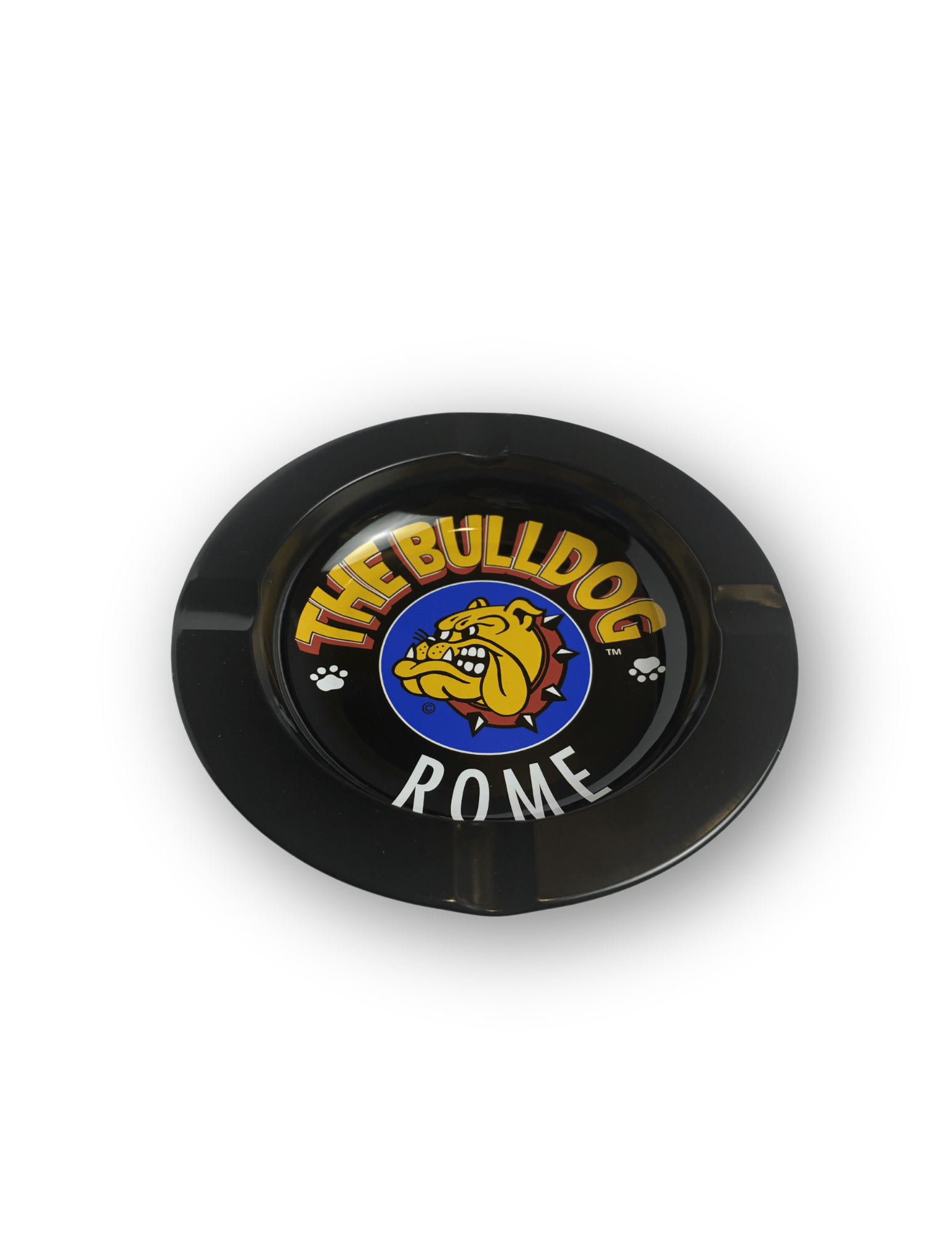 THE BULLDOG | Posacenere | Collezione ROMA | Con stampa a colori del logo originale | Accessorio per fumatori - SPUMONI